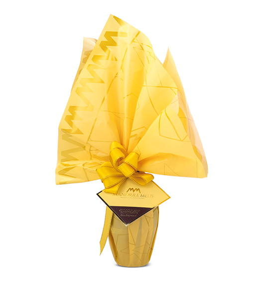 Osterei Milchschokolade - gelb